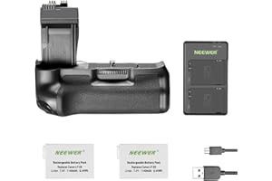 Neewer BG-E8 Replacement Battery Grip for Canon EOS 550D 600D 650D 700D Rebel T2i T3i T4i T5i DSLR Cameras, Comes with 2-Pack