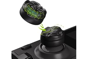 PlayVital Thumb Grips for Steam Deck LCD & OLED (4-Pack), Thumb Cushion Caps with Anti-Slip Texture, Height-Boost Joystick Co