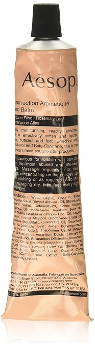 Aesop Resurrection Aromatique Hand Balm 2.58 Ounce Aesop Resurrection Aromatique Hand Balm 2.58 Ounce
