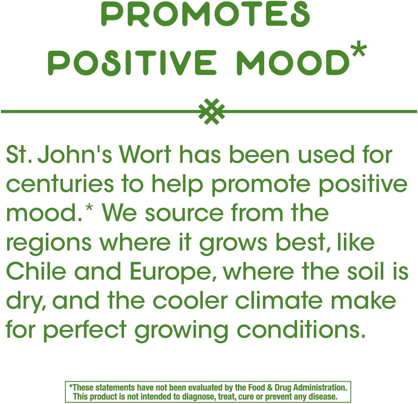 Nature's Way Premium Herbal St. John’s Wort Herb, 700 mg per serving, 180 Capsules: Health & Personal Care