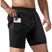 Men's 2 In 1 Shorts - For Running Or Gym - Alphalete Athletics - View #7
