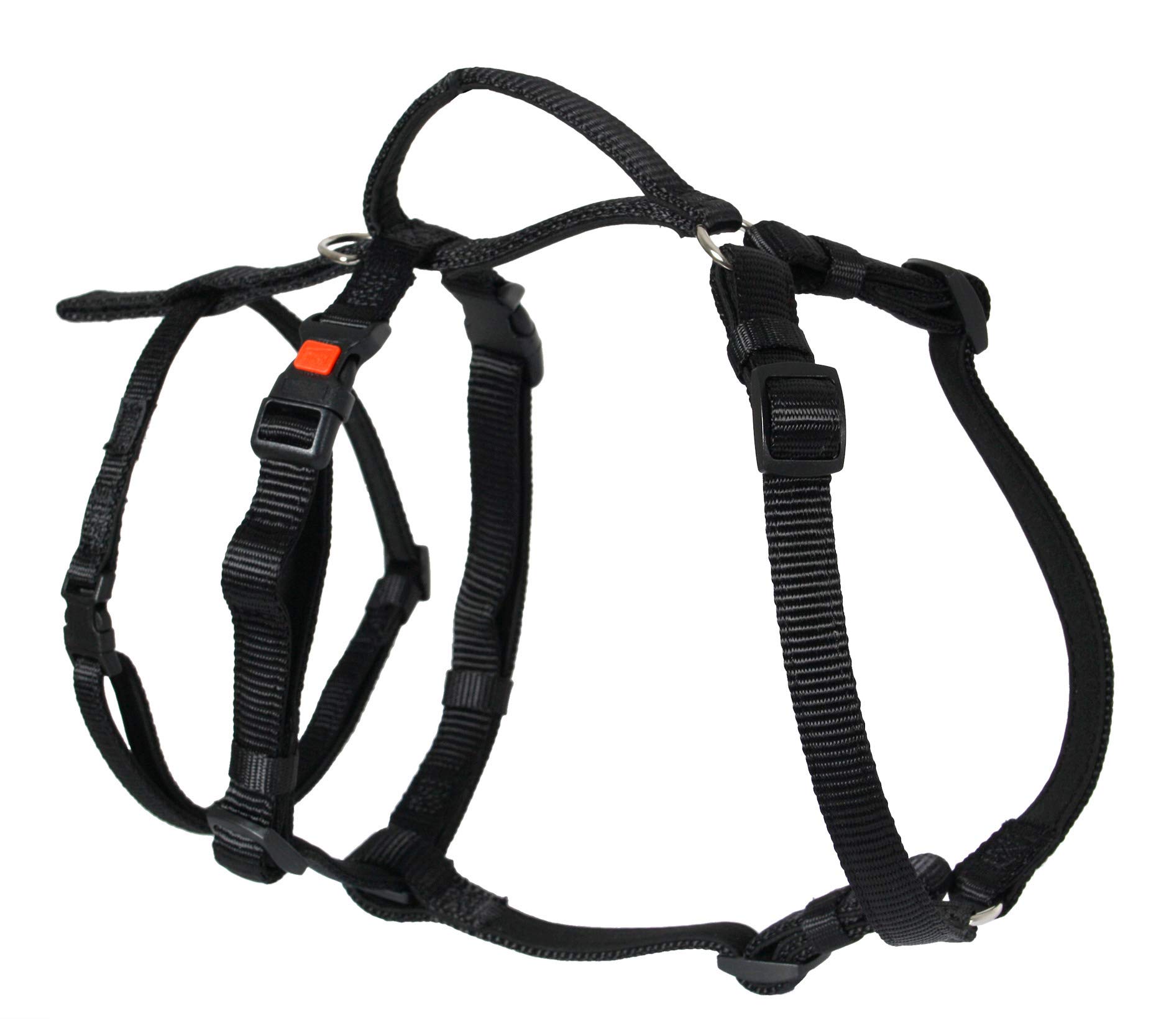Karlie 521410 Safety Harness, Black, 20 mm, 52-72 cm