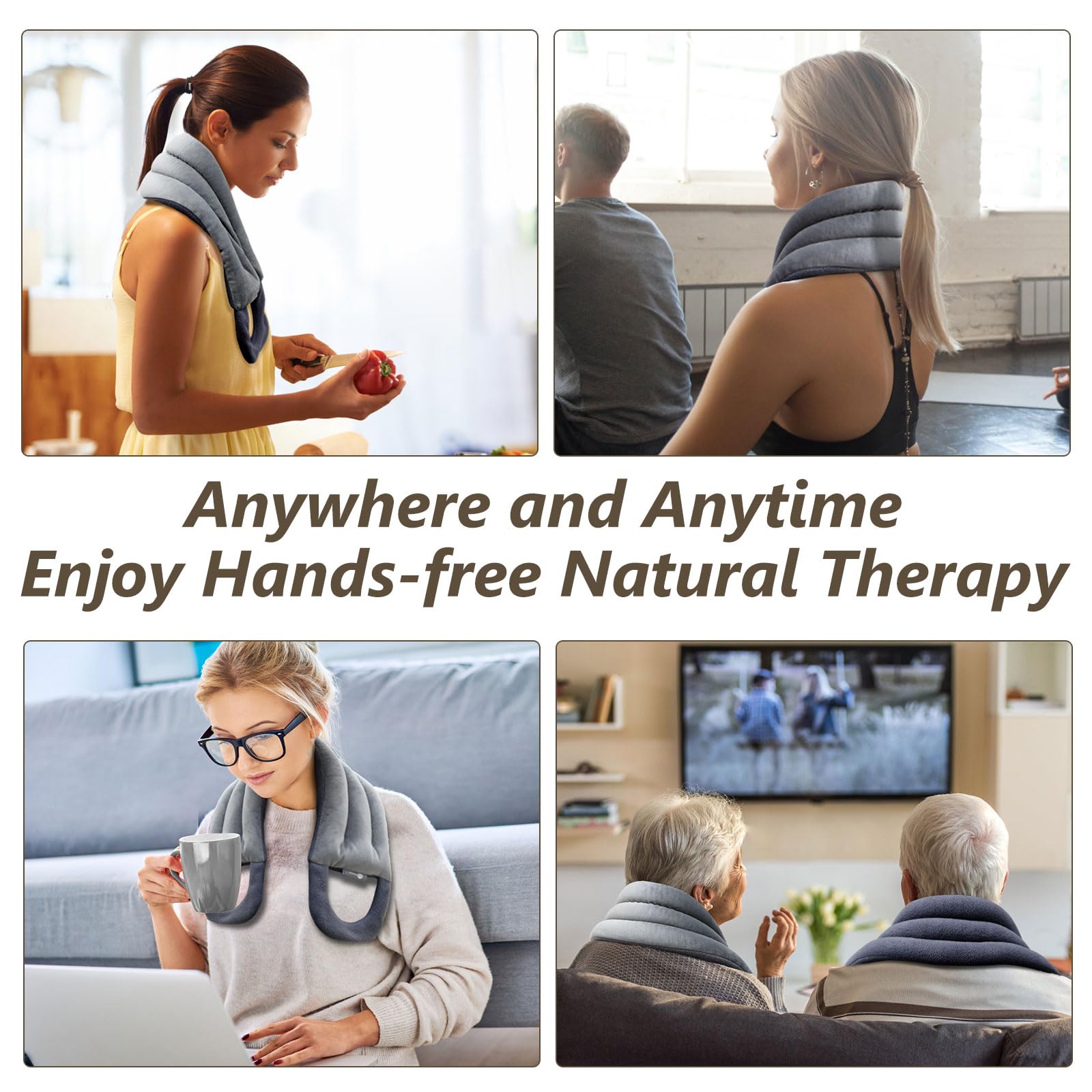 AiricePac Microwave Heating pad for Neck and Shoulders Back 33 * 5