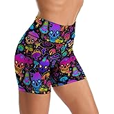 Yoga Shorts for Women High Waisted Biker Shorts Gym Athletic Running Workout Yoga Pants