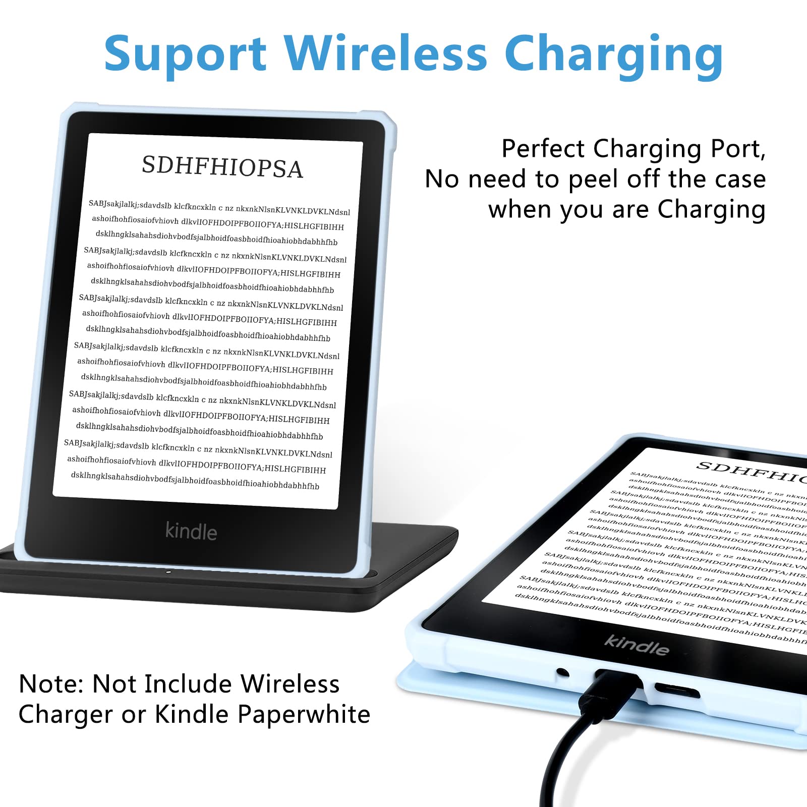 FUWANG Case for Kindle Paperwhite 12th Gen & Colorsoft 7