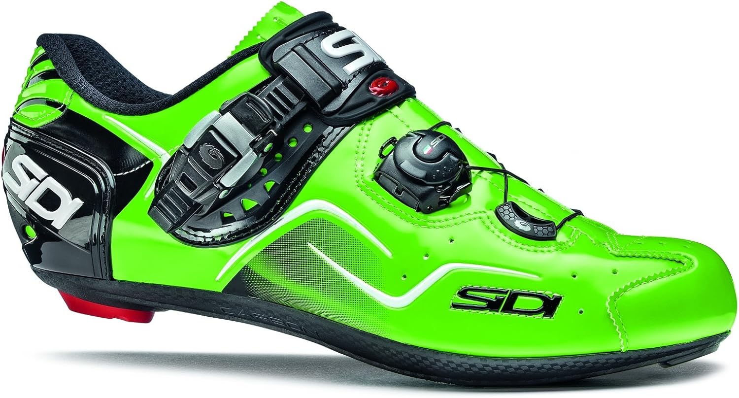 sidi green cycling shoes