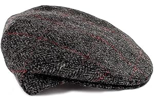 MUCROS WEAVERS Irish Tweed Trinity Flat Cap, 100% Tweed, Made in Ireland