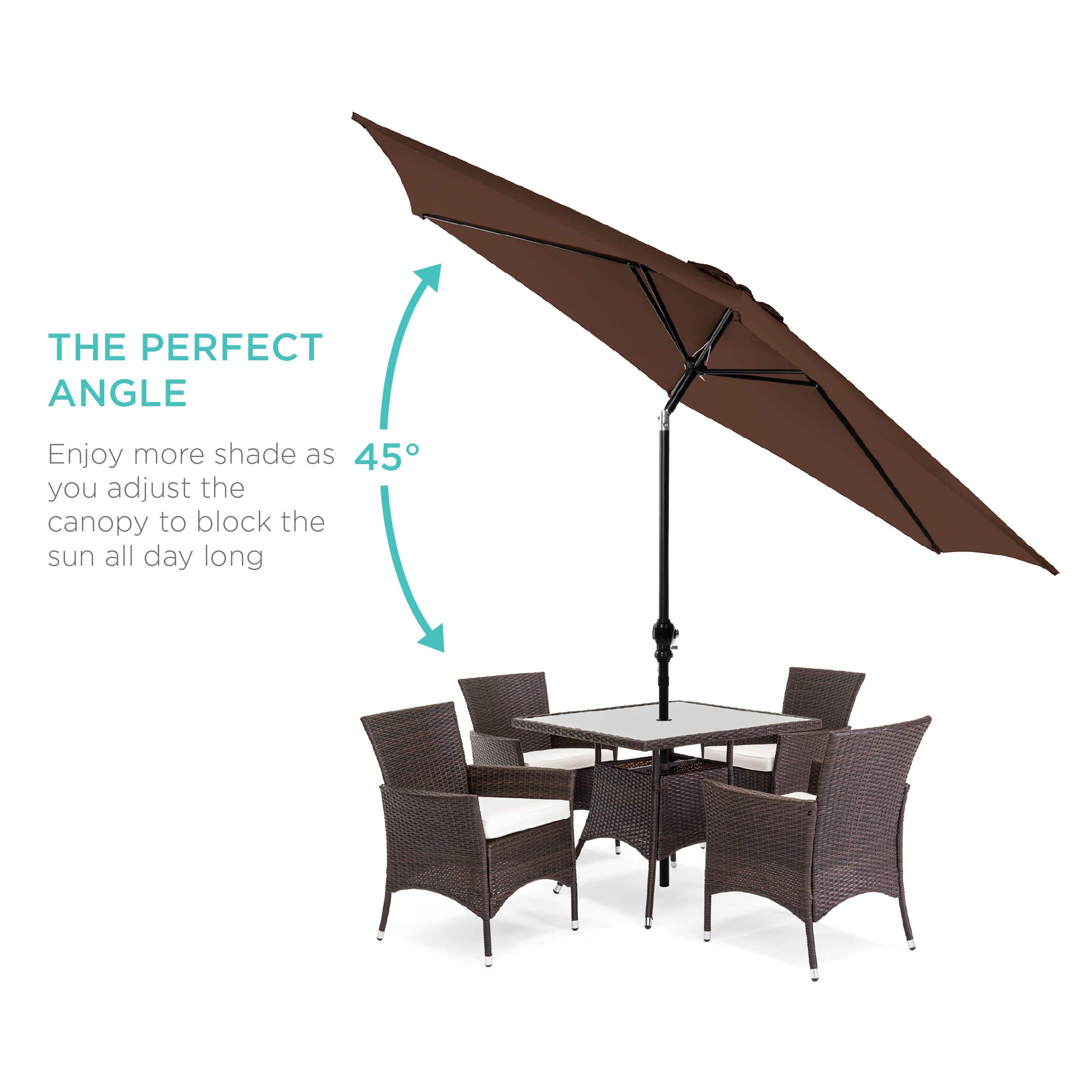 Giantex 10ft Outdoor Patio Umbrella Mar Buy Online In Kuwait At Desertcart