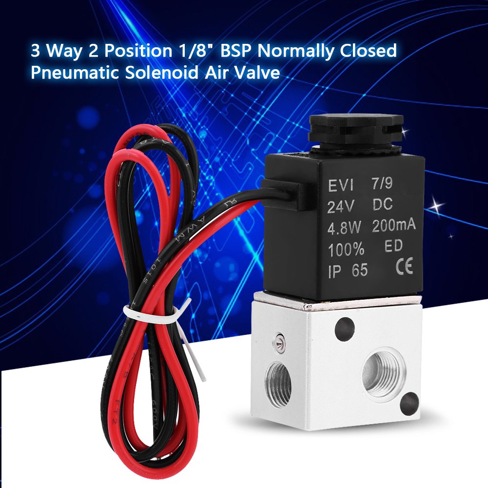 Solenoid Valves Industrial & Scientific 3V106 DC 12V/24V 3 Way 2