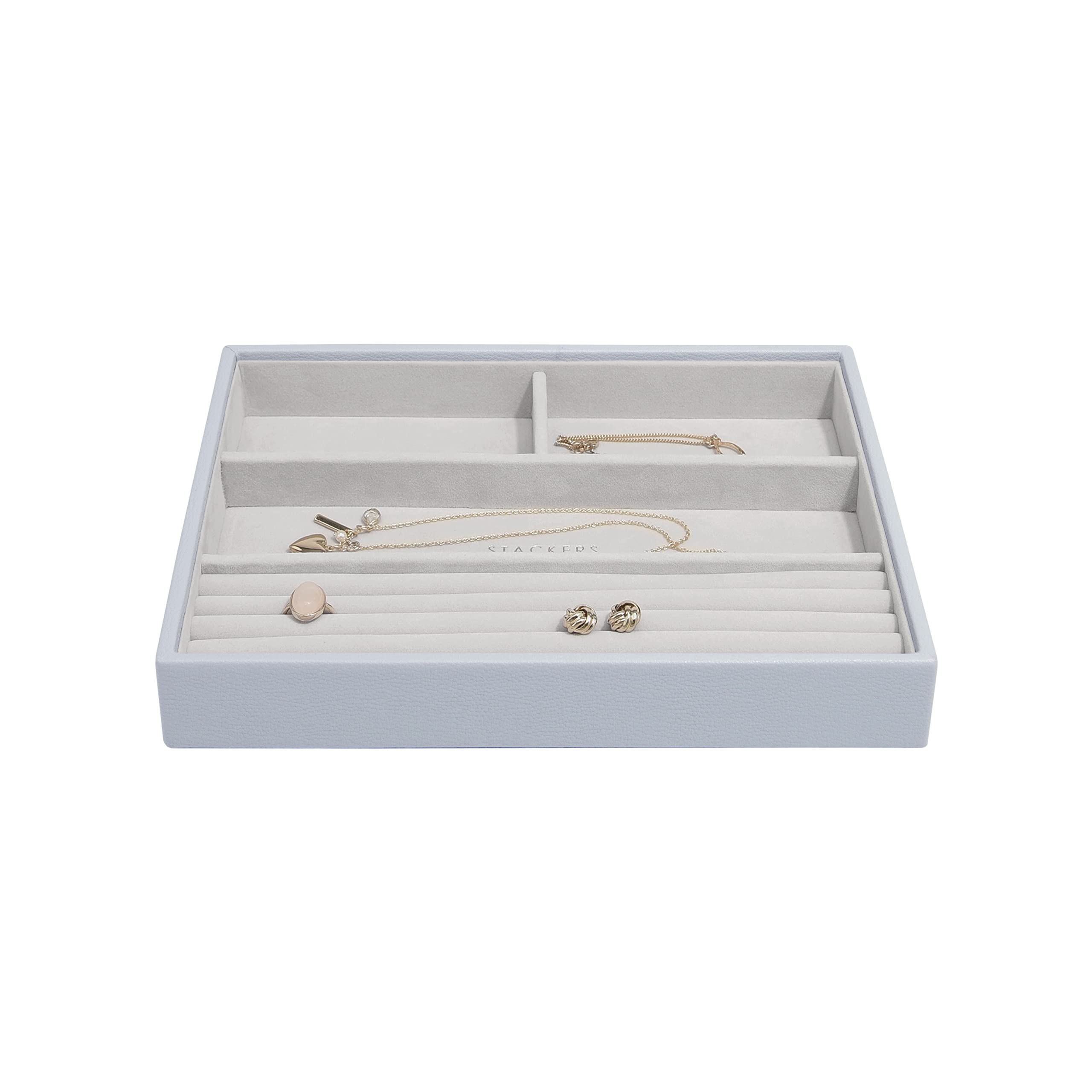 Stackers Lavender Classic Medium Jewellery Box Ring/Bracelets Layer