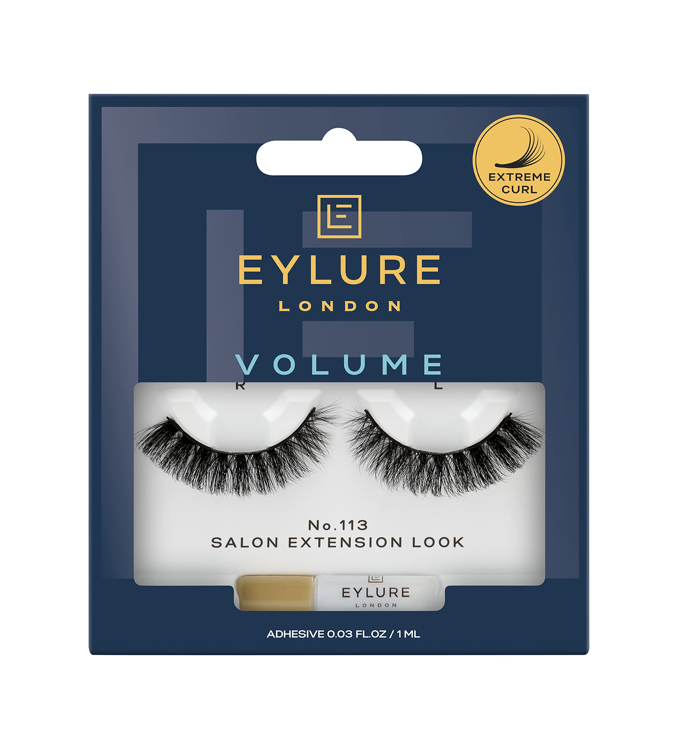 Eylure Volume & Curl No. 113 False Lashes (packaging may vary) — image 1