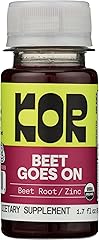 KOR Shots Organic Beet Goes on Shot, 1.7 FZ
