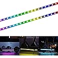YHGSEE Electric Scooter LED Strip Light, Night Cycling Colorful Lamp Waterproof Safety Skateboard Scooter Accessories for Xiaomi M365/pro, for Outdoor Ninebot/Mercane Wide Wheel Scooter 50cm