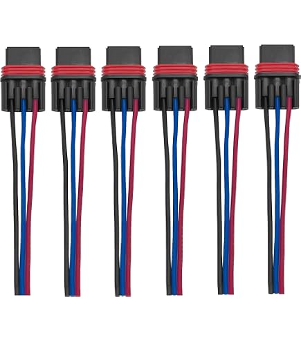 Saihisday Pulse Power Plug Connector Pigtail Harness - 6Pcs Compatible With Polaris Ranger/RZR/Pro RS1 2018-2021 - View #9