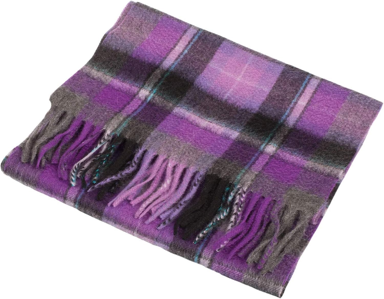 Dunedin Cashmere Scarf Bruce/Purple Grey BRUCE/PURPLE GREY One Size