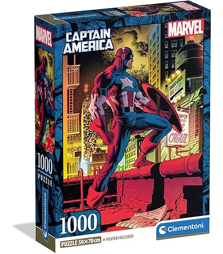 Clementoni Puzzle Enfant 104 Pièces Marvel Heroes Vs Villains - Fabriqué En Italie Puzzle Super Héros