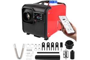 SALEM AUTO PARTS Portable 12V 8000W Diesel Air Heater All in One Parking Heater Diesel Heater, w Remote Control/LCD Monitor for Trucks, Boats, Buses, Motorhome, APP Control
