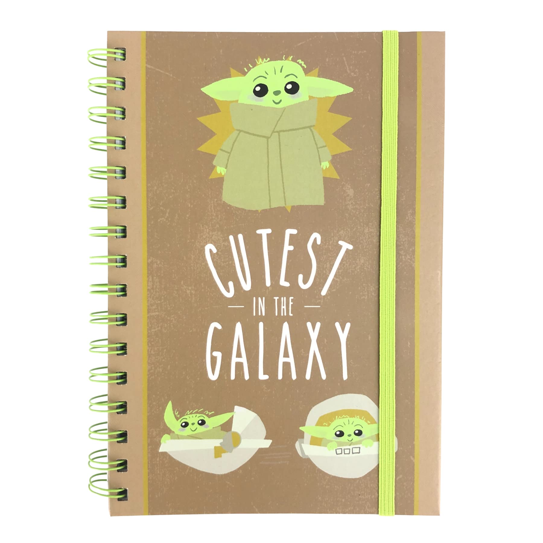 Cup of Tees Star Wars: The Mandalorian Cutest in The Galaxy Grogu Wiro Note Book,Multi