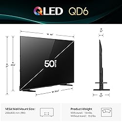 Hisense 50" Class QD6 Series