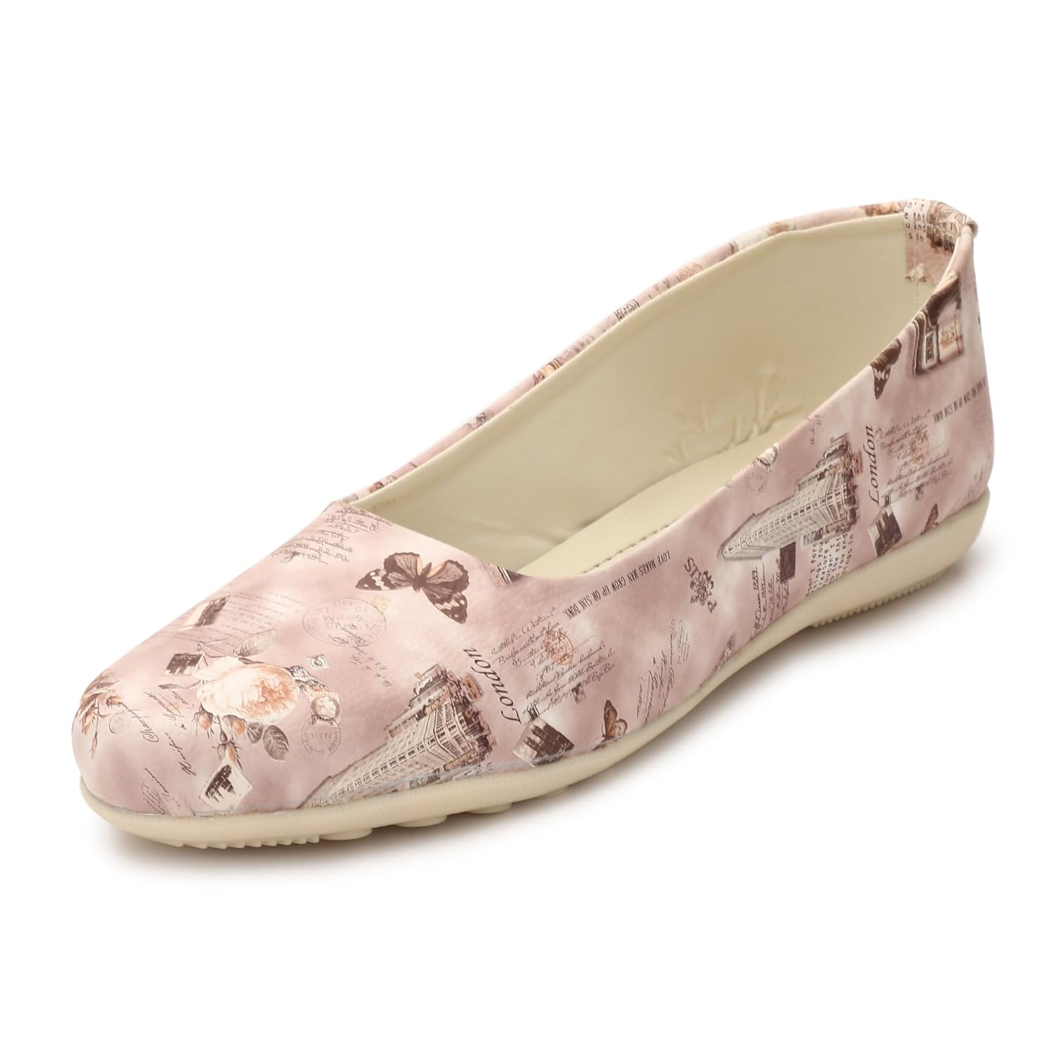 alexastar women flat belly shoes comfortable slip on pointed toe girls ballet flats/bellies/ballerina