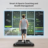 Mobvoi Walking Pad Smart AI Treadmill Under Desk 6KMH Remote LED view 4
