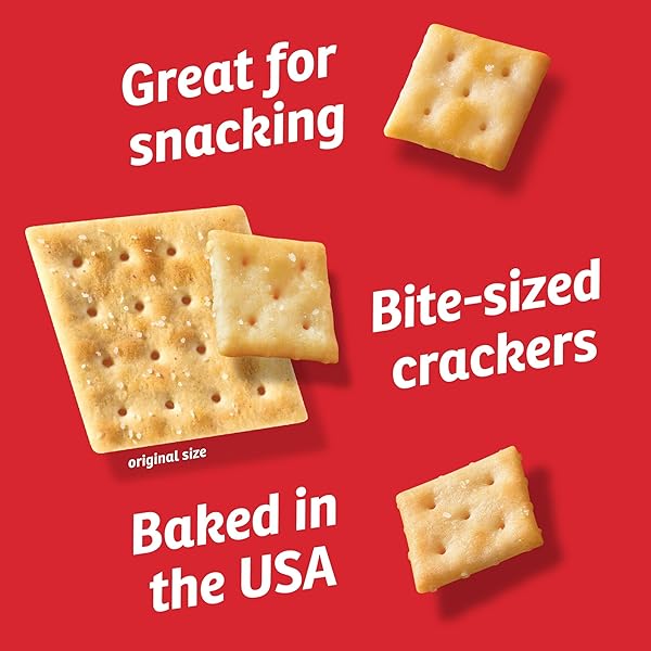 ZESTA MINIS SALTINE CRACKERS, SOUP CRACKERS, LUNCH SNACKS, ORIGINAL, 11OZ BOX (1 BOX)