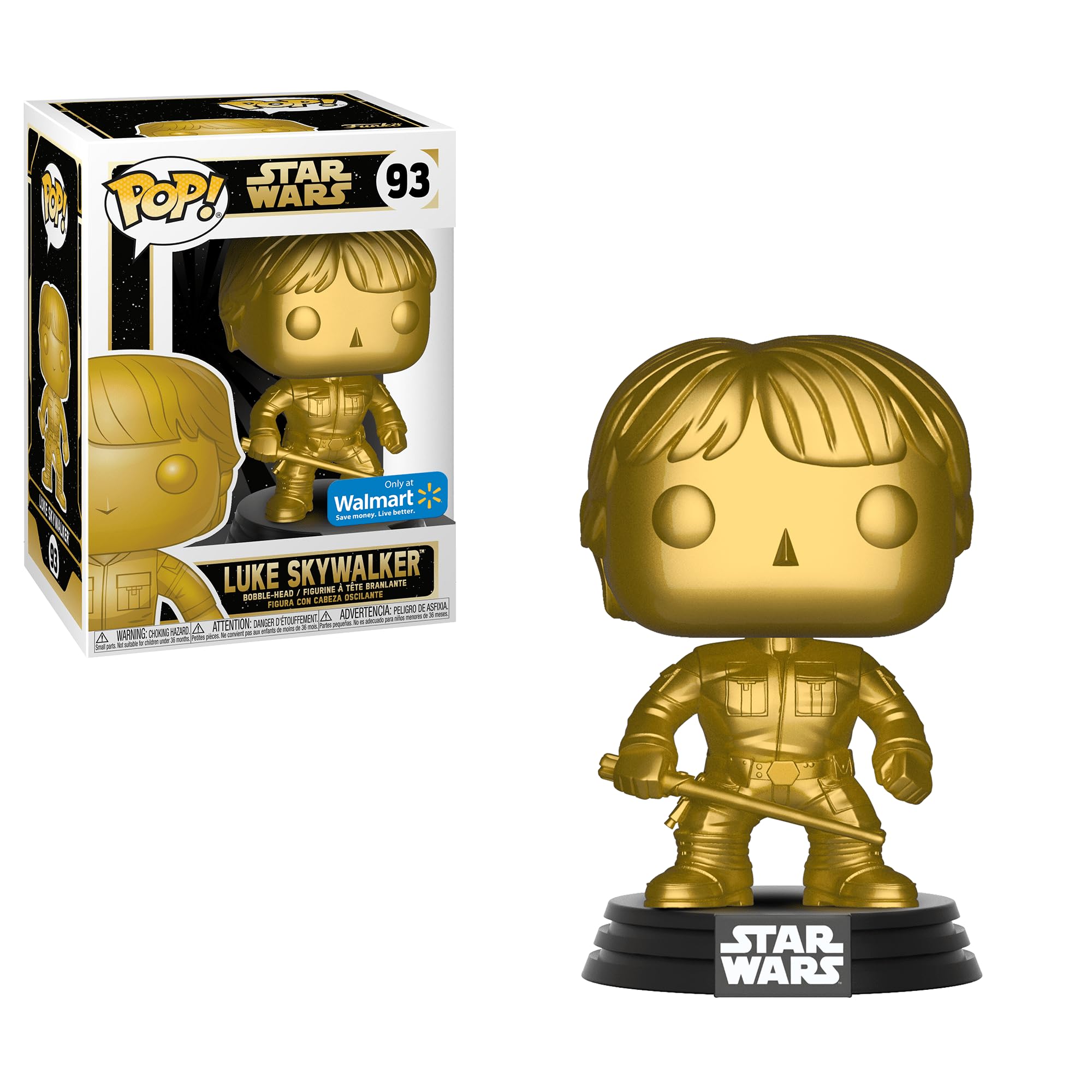 Funko Pop! Star Wars: Luke Skywalker Gold Bobble-Head Special Edition