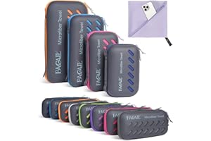 BAGAIL BASICS BAGAIL Camping Towel with EVA Case, Compact & Ultra Soft Microfiber Travel Towel - Super Absorbent & Lightweight Quick Dry Towels for Sports, Beach, Gym, Backpacking, Hiking and Yoga