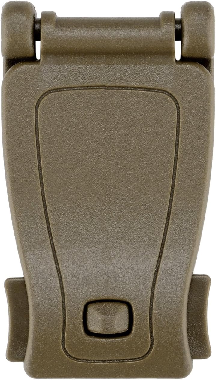 BOOSTEADY MOLLE Clips Tactical Strap Management Tool Web Dominator Backpack Accessories, 10 Pcs Plastic Molle Clips (Brown) - Image 3