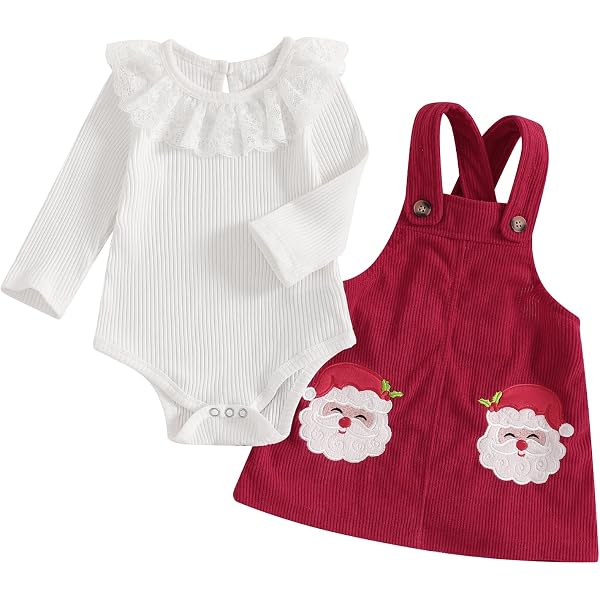 Baby Girl Thanksgiving Outfit Set - Long Sleeve Romper With Corduroy Skirt & Headband, Turkey Embroidery