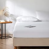Good Nite King Size Fitted Sheet 25CM Deep Pocket Soft White Bedding view 2