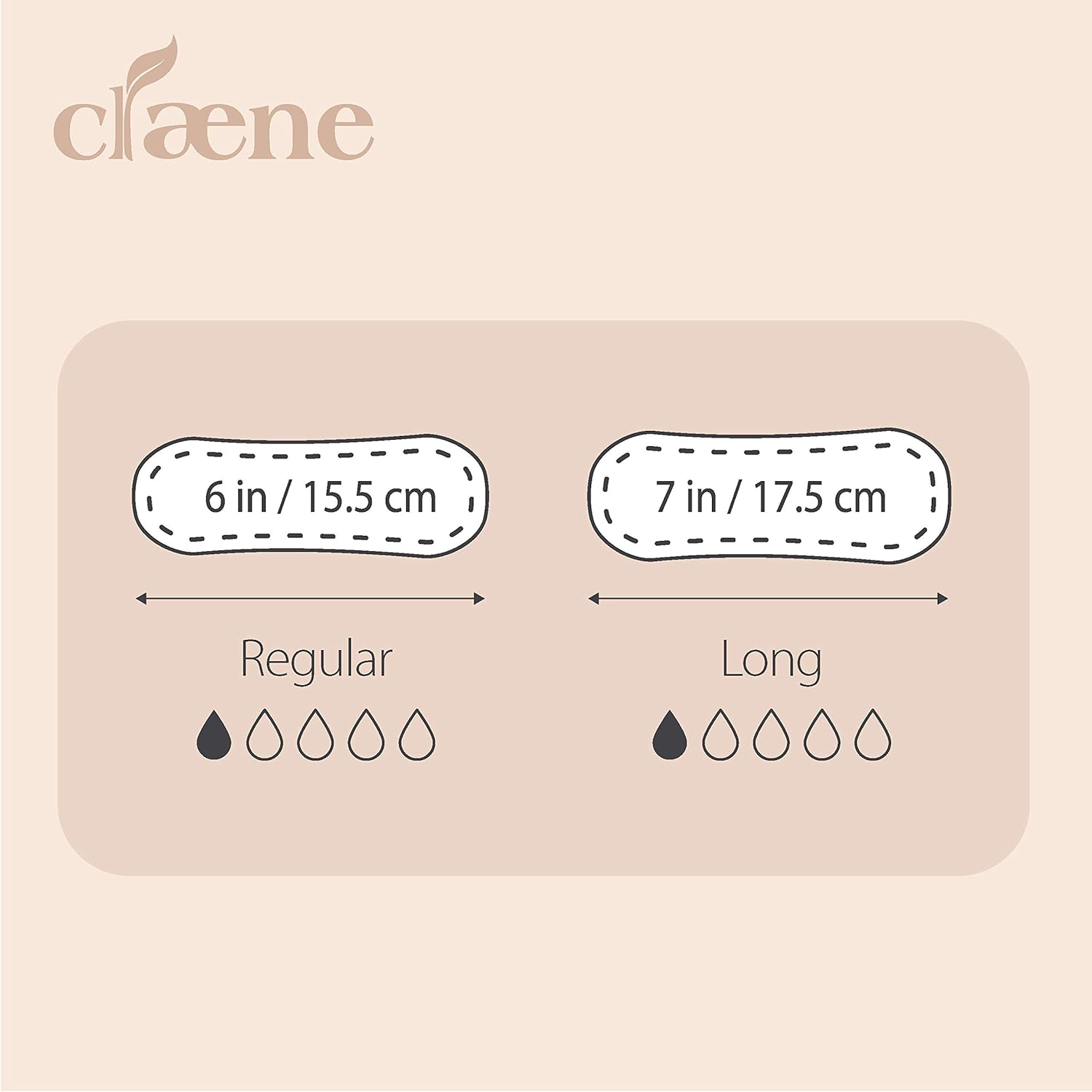 Claene Organic Cotton Panty Liners, Unscented,Thin, Cruelty-Free, Daily, Breathable, Light Incontinence, Natural Pantyliners, Vegan, Menstrual Pads for Women (Regular, 50P): Health & Personal Care