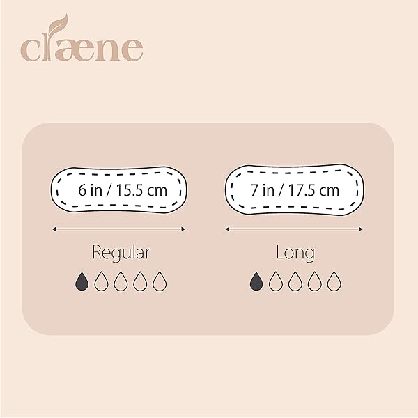 CLAENE ORGANIC COTTON PANTY LINERS, UNSCENTED,THIN, DAILY, BREATHABLE, LIGHT INCONTINENCE, NATURAL PANTYLINERS, MENSTRUAL PADS FOR WOMEN (REGULAR, 50P)