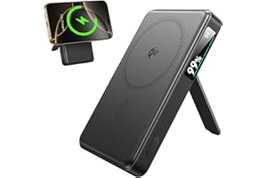 ESR for MagSafe Power Bank, Kickstand 10,000mAh MagSafe Portable Charger, Qi2 Certified 15W Fast Battery Pack with LED Displa