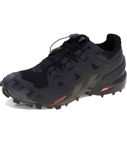 Amazon.com | Salomon Mens Speedcross 6 GTX Black/Black/Phantom 8