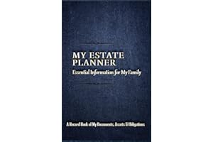My Estate Planner: Essential Information for My Family