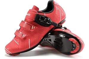 Santic Cycling Shoes Road Bike Shoes Unisex Men's or Women's Road Cycling Riding Shoes Spin Shoes with Buckle- Roadway