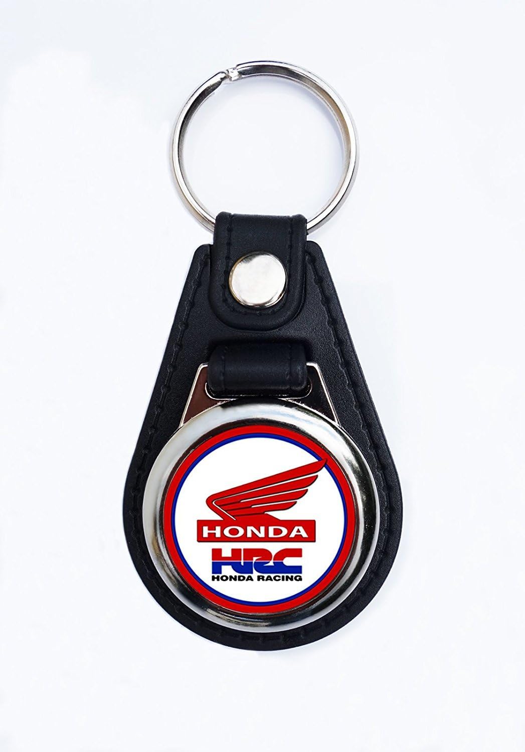 VINTAGE SIGN DESIGNS Premium quality faux leather Honda motorcycle key ring/key fob