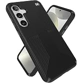 Speck Presidio 2 Grip Samsung Galaxy S24+ Case - Drop &amp; Camera Protection, Soft-Touch Secure Grip, Wireless Charging Compatible, Shock Absorbant, Galaxy S24+ Case - Black