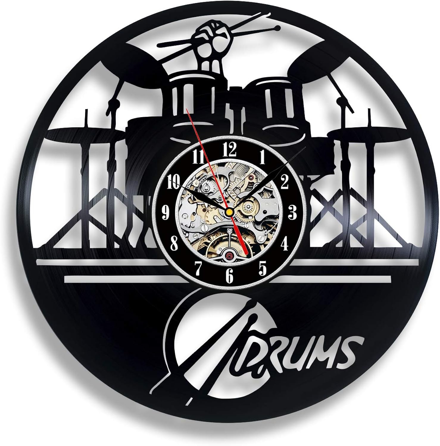 Handmade Solutions EU Drummer Gift Ideas Clock