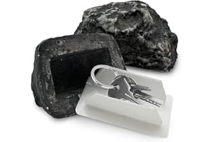 AZ-Homey Ultimate Concealed Key Stone Rock - Authentic Appearance, Unmatched Durability, and Secure Practicality for Outdoor Use and Emergencies - Hide a Key Outdoor - Key Rock Holder