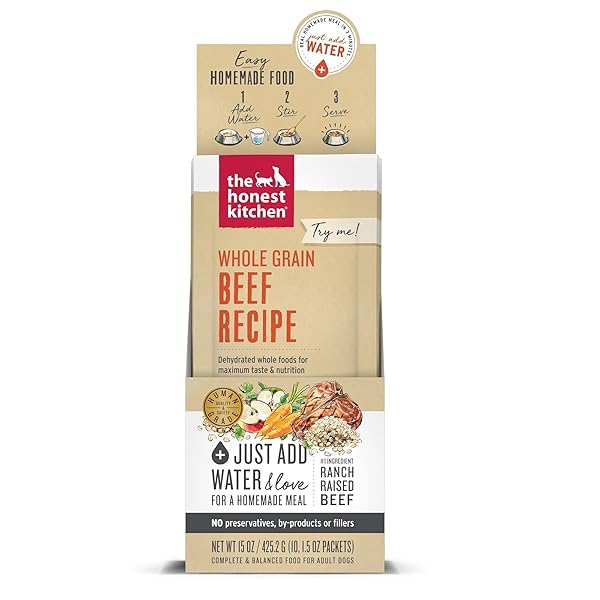 THE HONEST KITCHEN, WHOLE GRAIN BEEF RECIPE DEHYDRATED...
