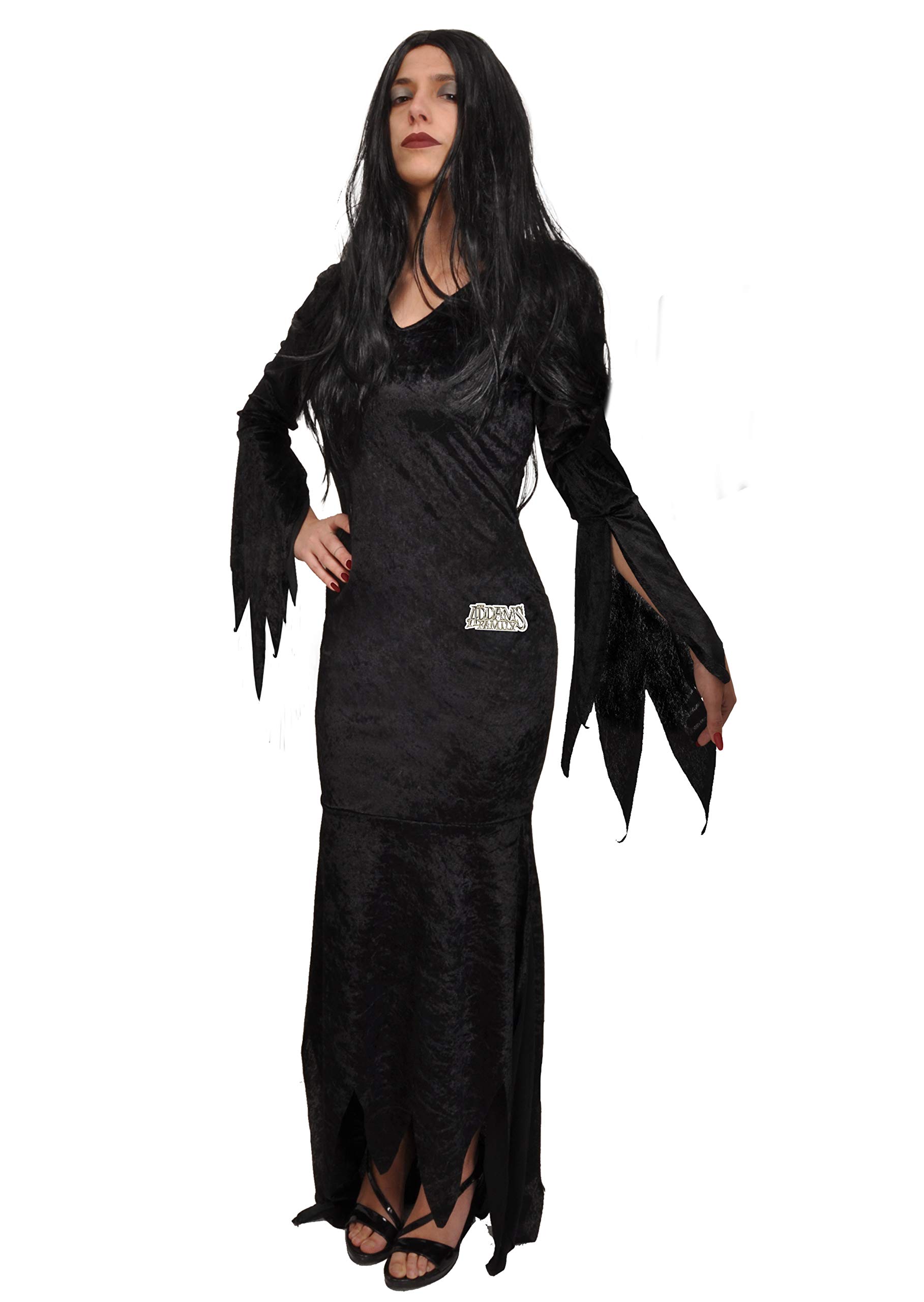 Authentic Morticia Addams Costume for Women: Embrace Your Inner Addams with Adult Family Outfits, Morticia Dress & More - Size One size