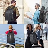 Sosoon Travel Laptop Backpack 17 Inch Anti Theft USB Charge Water Resistant 35L view 8