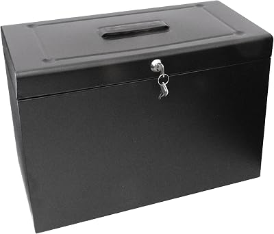 Cathedral Products A4+ Steel File Box with Starter Pack of 5 Suspension Files