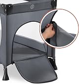 hauck Dream N Play Plus Grey Travel Cot 120x60 cm Birth to 15 kg view 8