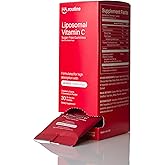 Haroutine Liposomal Vitamin C for Adults, 500mg Sugar-Free Gummies, Immune Support Supplement, Powerful Antioxidant, Energy and Collagen Booster, 30 Servings in Travel Pack - Strawberry Guava Flavor