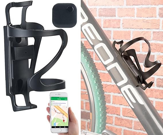 TrackerID GPS Sender Fahrrad: GPS-Tracker im Fahrrad-Flaschenhalter mit App, 6 Monate Laufzeit, IPX6 (Fahrrad Finder)