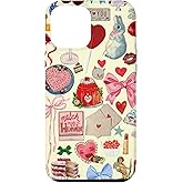 Vintage Collage Art Summer Coquette Pink Bow Aesthetic Case for iPhone 12 Pro Max