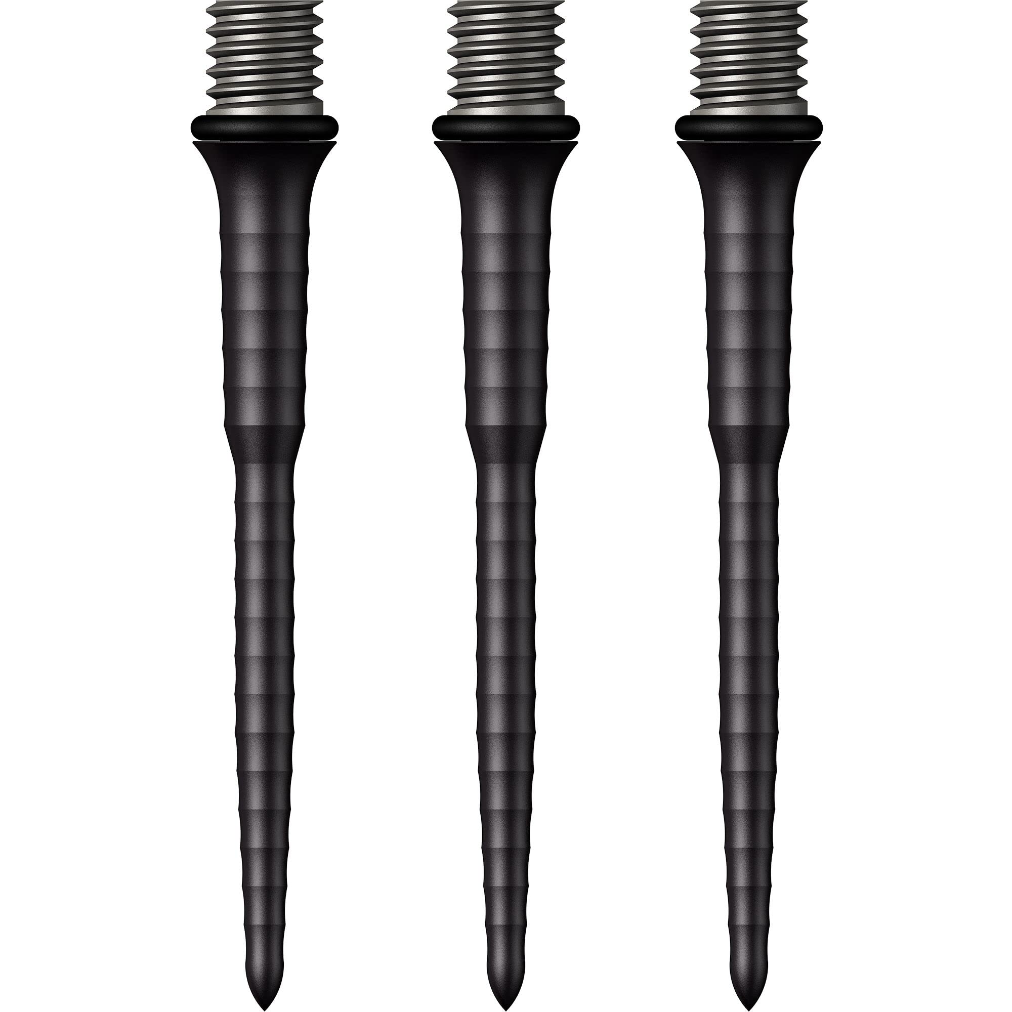 Mission Darts Points Titan Ripple | Titanium Conversion Point | 34mm | Black (X2661)